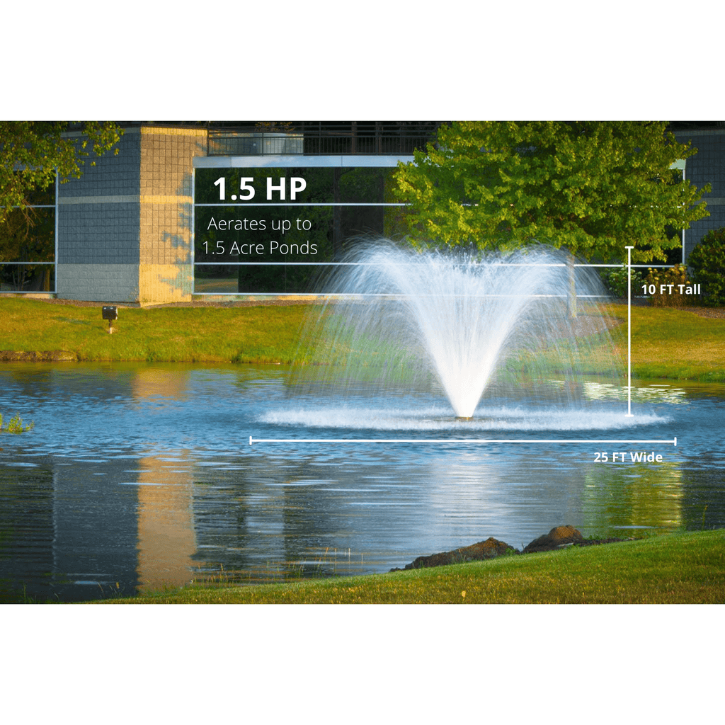 Scott Aerator: DA-20 Display Fountain Aerator for Small Ponds to Large Ponds