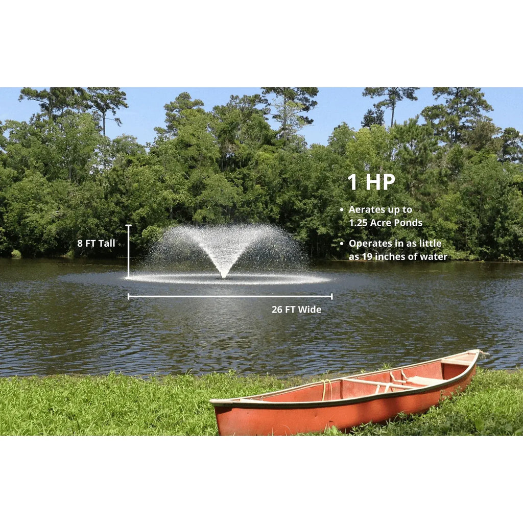 Kasco Marine: VFX Series Aerating Display Fountain for Small Ponds to Large Ponds