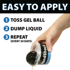 CrystalClear PondShock Ball, Natural Enzymes & Live Bacteria, Freshwater Clarifier Shock Treatment, Muck & Sludge Remover for Small Pond & Outdoor Water Garden Ponds, Koi Fish & Aquatic Plants Safe