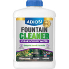 Adios! Fountain Cleaner and Clarifier for Outdoor and Indoor Fountains – Safe for Plastic, Metal, Glass and Stone (16oz)