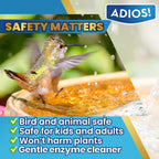 Adios! Fountain Cleaner and Clarifier for Outdoor and Indoor Fountains – Safe for Plastic, Metal, Glass and Stone (16oz)
