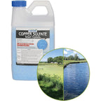 Crystal Blue Copper Sulfate Algaecide - Granular Aquatic Grade Copper Sulfate for Pond Algae Control - 5 Pounds