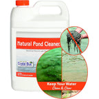 Crystal Blue Natural Pond Cleaner - Muck and Sludge Remover, Safe for Koi - 1 Gallon
