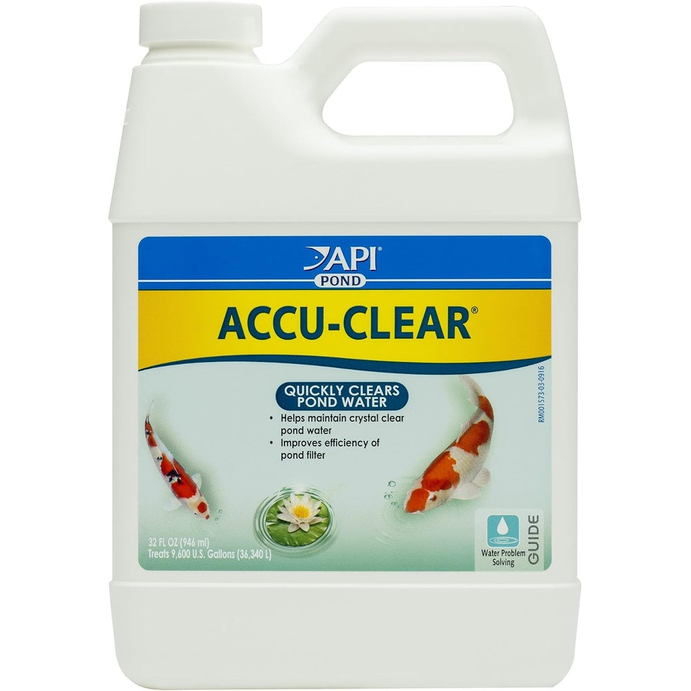 API POND ACCU-CLEAR Pond Water Clarifier 32-Ounce Bottle