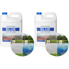 Blue Lake and Pond Dye - One Gallon of Professional Lake & Pond Dye - Treats Up to 1 Acre - Royal Blue Color - Safe for Fish, Wildlife, Pets & Children