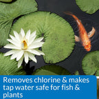API POND CHLORINE & HEAVY METAL NEUTRALIZER Pond Water Neutralizer 32-Ounce Bottle