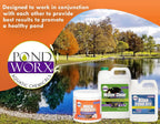 PondWorx Pond Bacteria - Formulated for Large Ponds, Water Features and Safe for Koi - Gallon