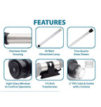 EasyPro Stainless Steel UV Clarifier – 225 Watts