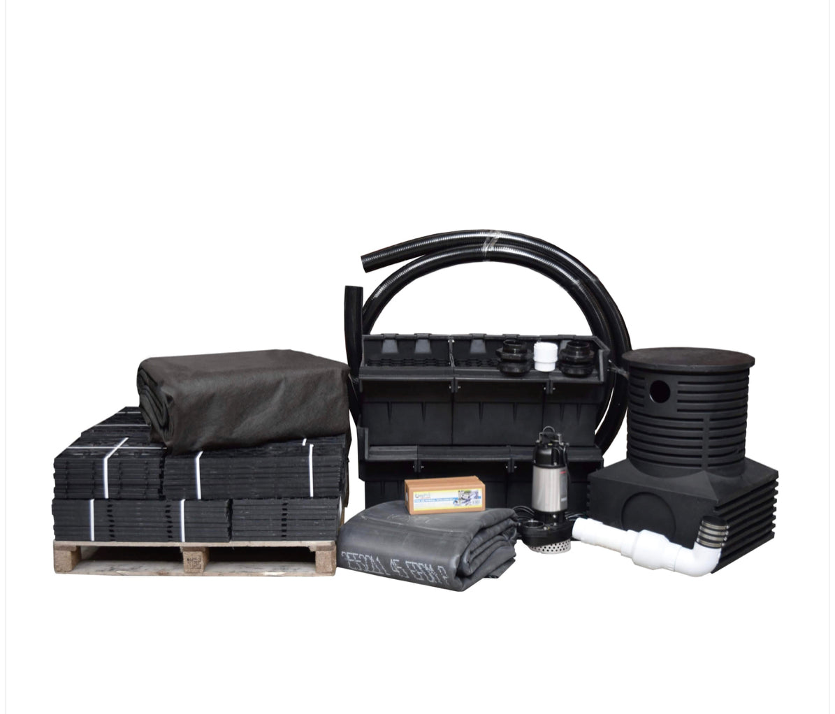 EasyPro: Pro Series, Just-A-Falls kit | High Strength Res-Cubes 50” spillway/22' stream