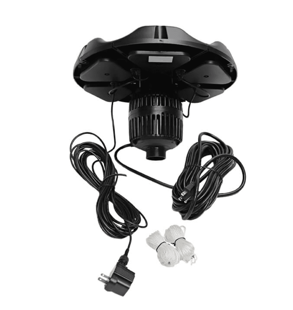 EasyPro:  Starburst Mini Floating Fountain w/ Super Bright LED Light Set