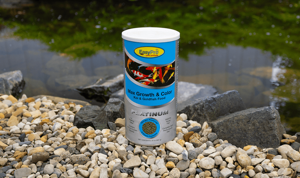 EasyPro: PG1 Platinum Koi & Goldfish Food - Max Growth & Color - 20oz canister
