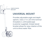 Kasco Marine:  AquatiClear Water Circulator in Motor Sizes 1/2HP, 3/4HP and 1HP